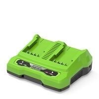 24V ładowarka 2A duálny slot Greenworks G24X2UC2