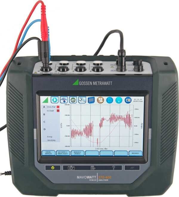 Gossen Metrawatt Flex Paket MAVOWATT 270-400 - trojfázové analyzátory rušenia energie a výkonu