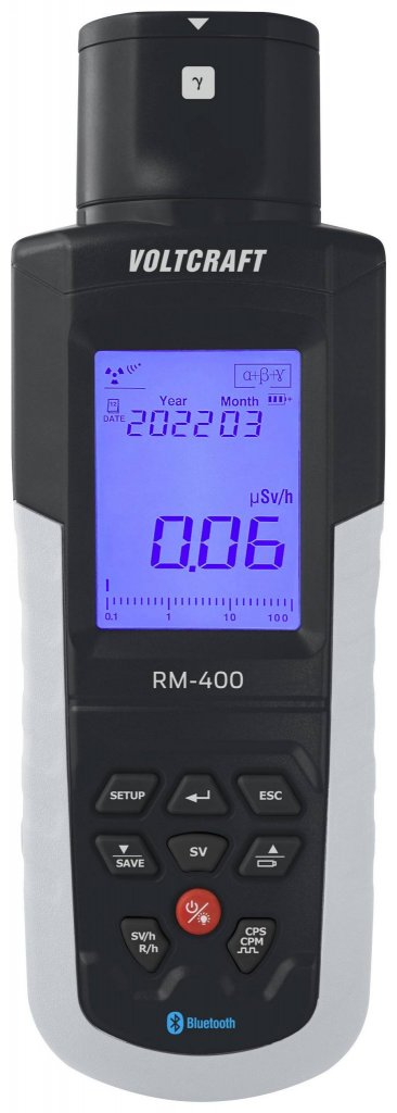 Voltcraft RM-400 - Detektor radioaktivity