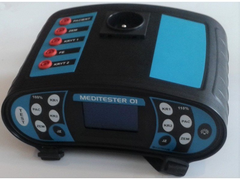 Electron Meditester 01 - Prístroj na meranie unikajúcich prúdov zdravotníckych prístrojov