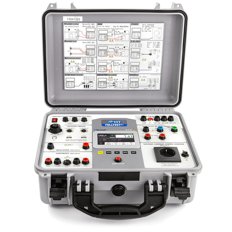 HT Instruments FULLTEST3 - Multifunkčný tester bezpečnosti elektrických strojov, rozvádzačov a el. zariadenie