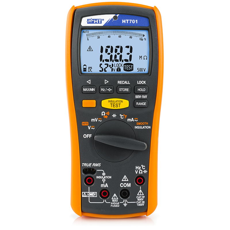 HT Instruments HT701 - Multimeter s meraním izolácie až do 1000 V