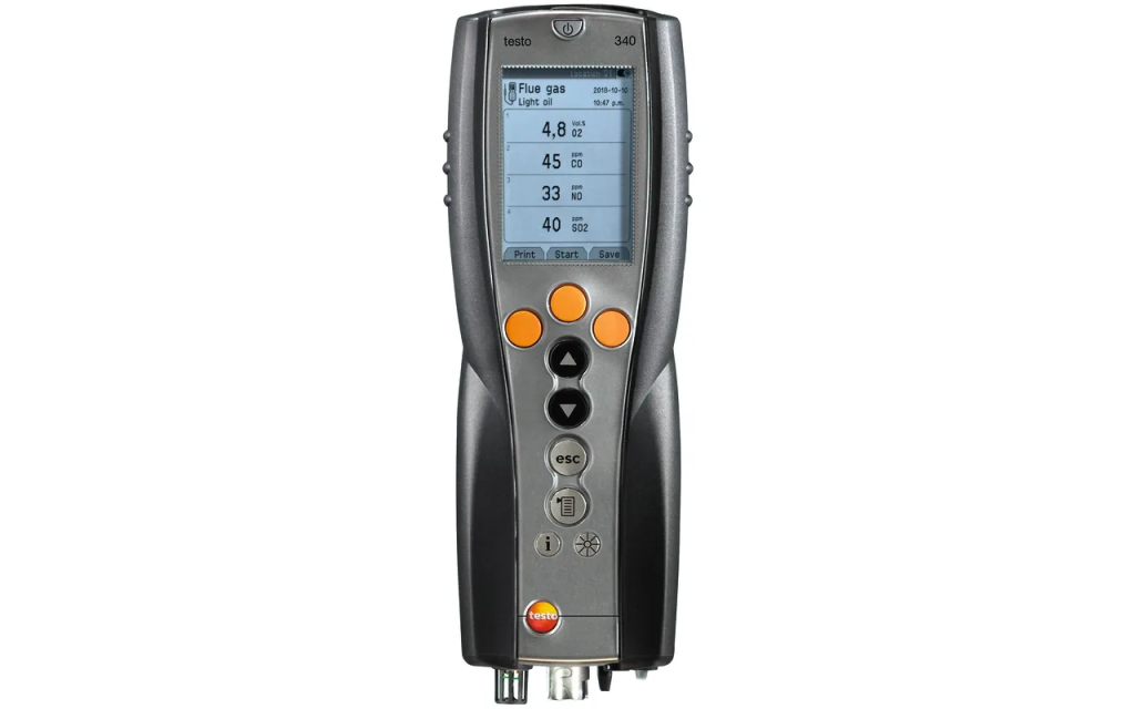 Testo 340 - Priemyselný analyzátor spalín