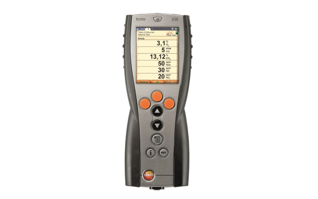 Testo 350 - Priemyselný analyzátor spalín