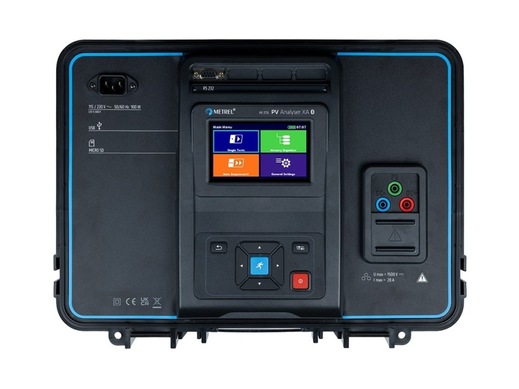 Metrel MI3116BF PV AnalyserXA - Tester fotovoltických inštalácií 1500V/40A