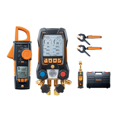 Testo 570s - Smart SET pre vákuum s kliešťovým multimetrom