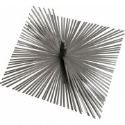 Wöhler štosáková kefa, plochý drôt, závit M12, 150x150 mm